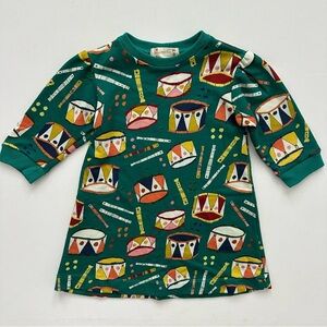 Fabula Girls Colorful Drum Pattern Dress Size 6